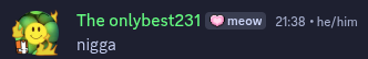 theonlybest321 saying a rude word
